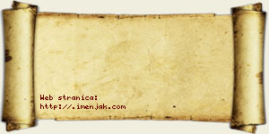 Jefimija Kandić vizit kartica